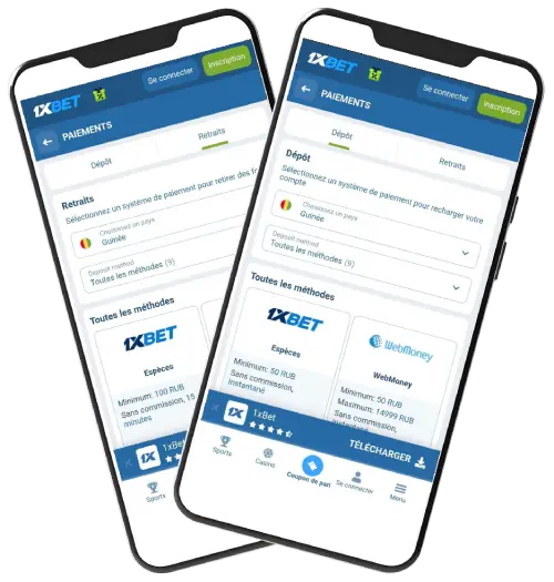 Comment faire ses dépôts 1xbet